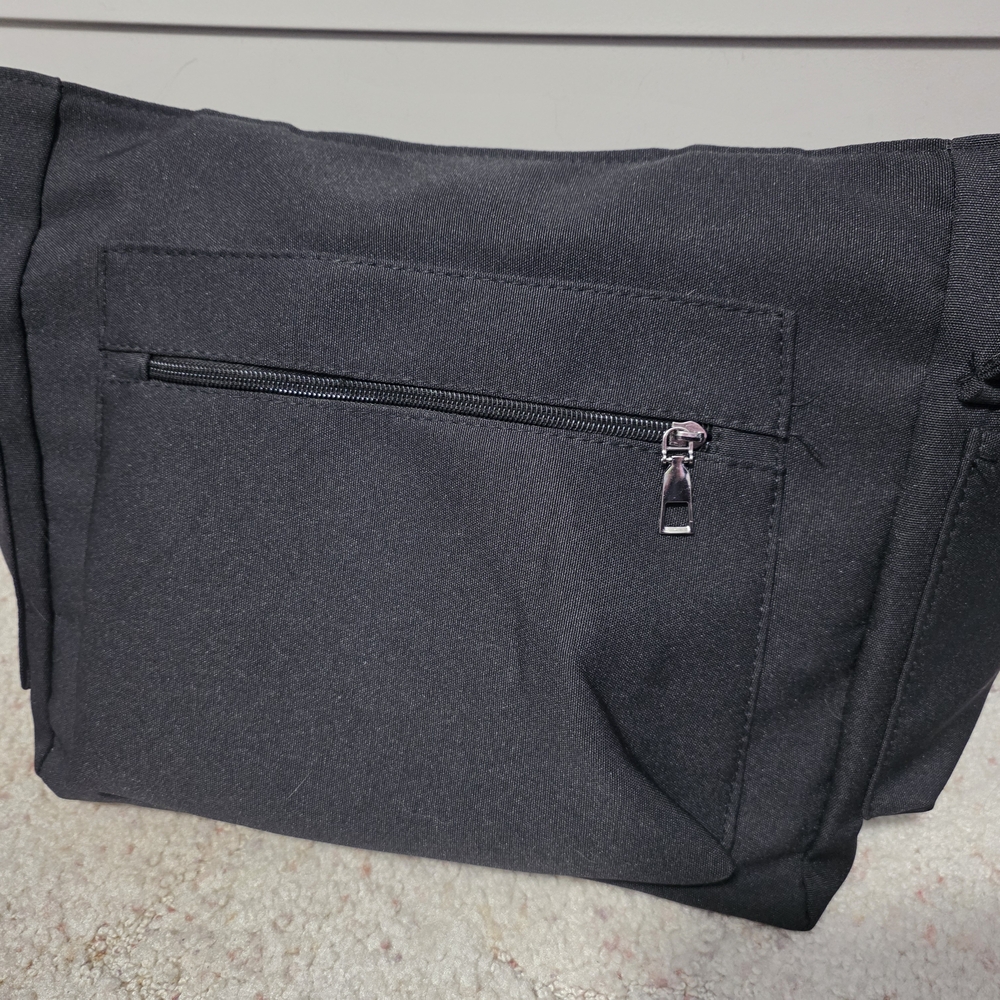 Black Canvas Tote Bag